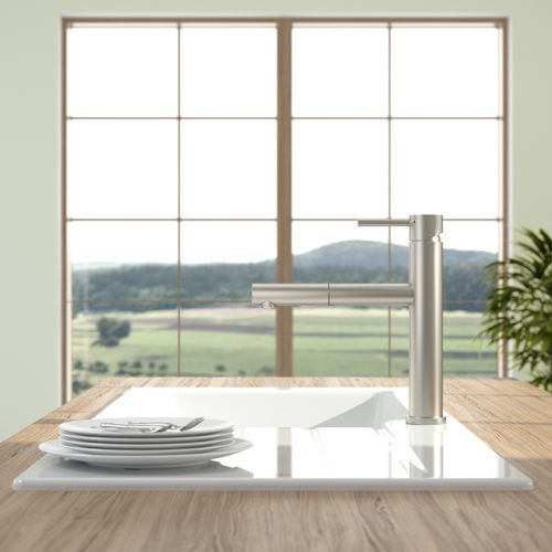 Однорычажный смеситель для кухни Villeroy & Boch Como Shower Sky