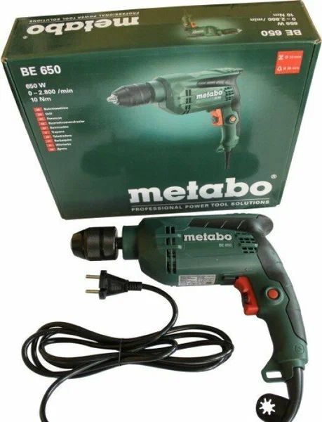 Дрель-шуруповерт Metabo BE 650 с технологией Futuro Plus 600741850