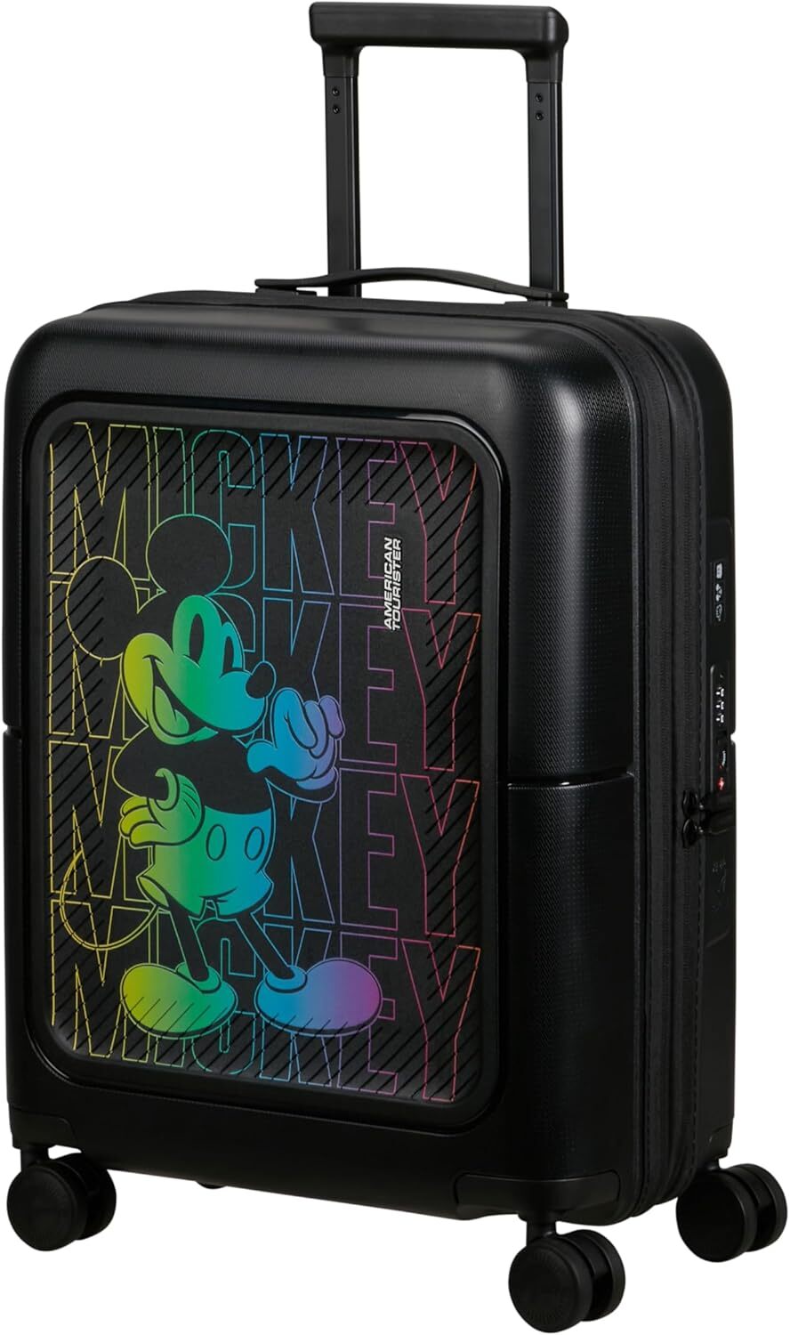 American Tourister Dashpop Disney - Spinner S расширяемая ручная кладь, 55 см, 41/47 л Mickey Neon Gradient