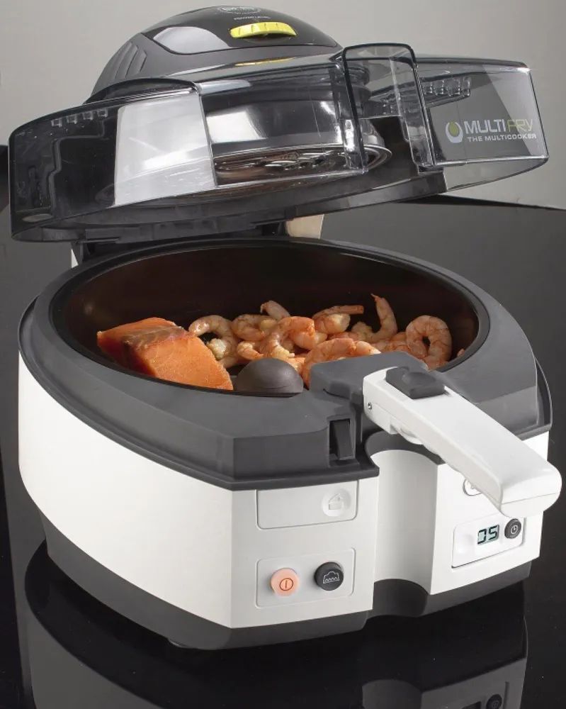 Фритюрница с горячим воздухом de'longhi multifry classic fh1163 мультиварка 1400 вт также для выпечки хлеба вместимость 1,5 кг