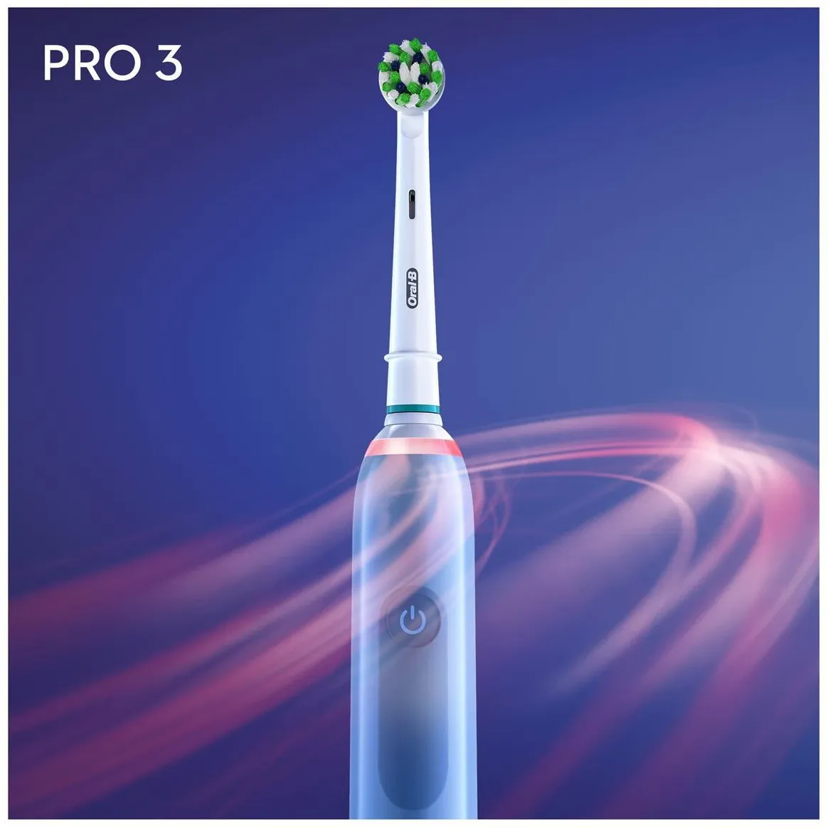 Электрическая зубная щётка Oral-B Pro 3 3000 CrossAction, с зарядной станцией