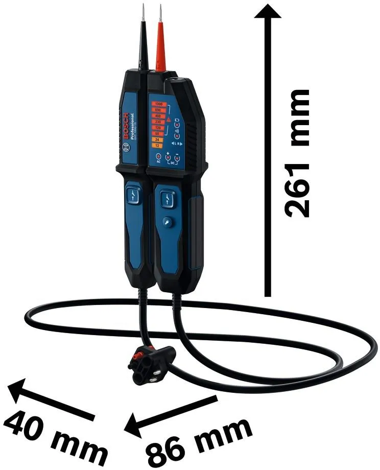 Тестер напряжения Bosch GVT 1000-15 Professional 0601077800