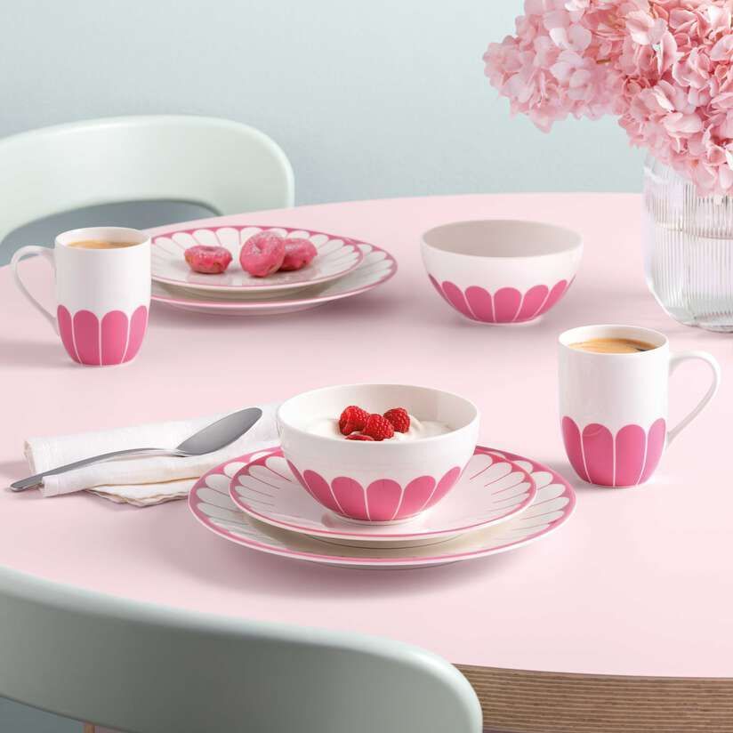 Набор посуды Villeroy & Boch Fleur Starter Kit 1045536000 8 шт. Pink