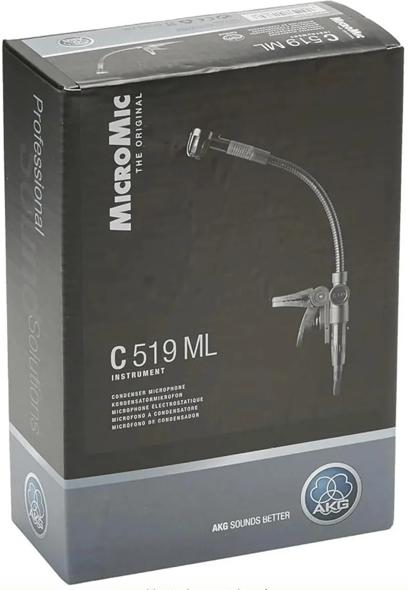 Миниатюрный конденсаторный микрофон AKG C519 ML (на инструмент)