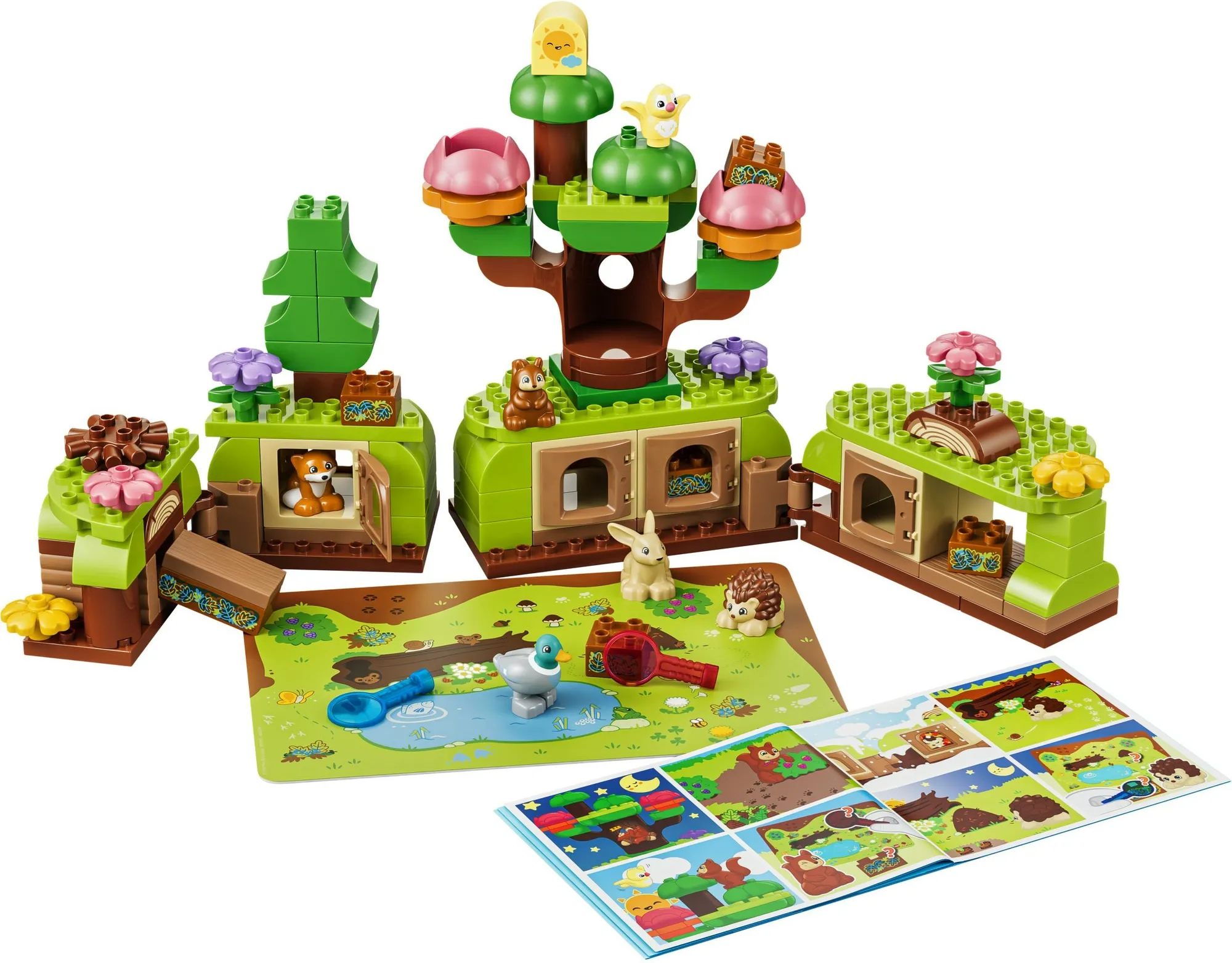 Конструктор LEGO DUPLO 10480 Лес исследователей с дикими животными