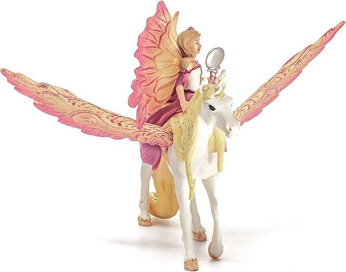 Schleich Эльфийка Фея на пегасе-единороге 70568
