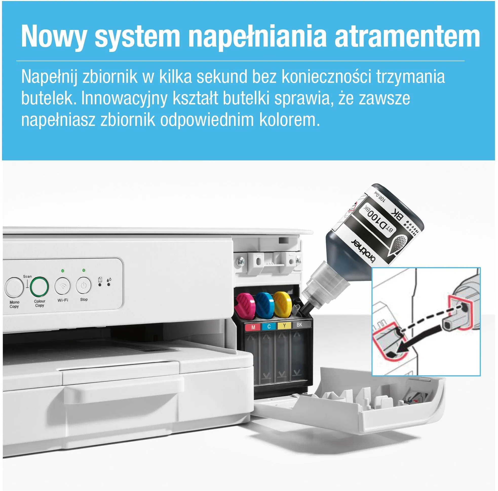 МФУ Brother InkBenefit DCP-T536DW