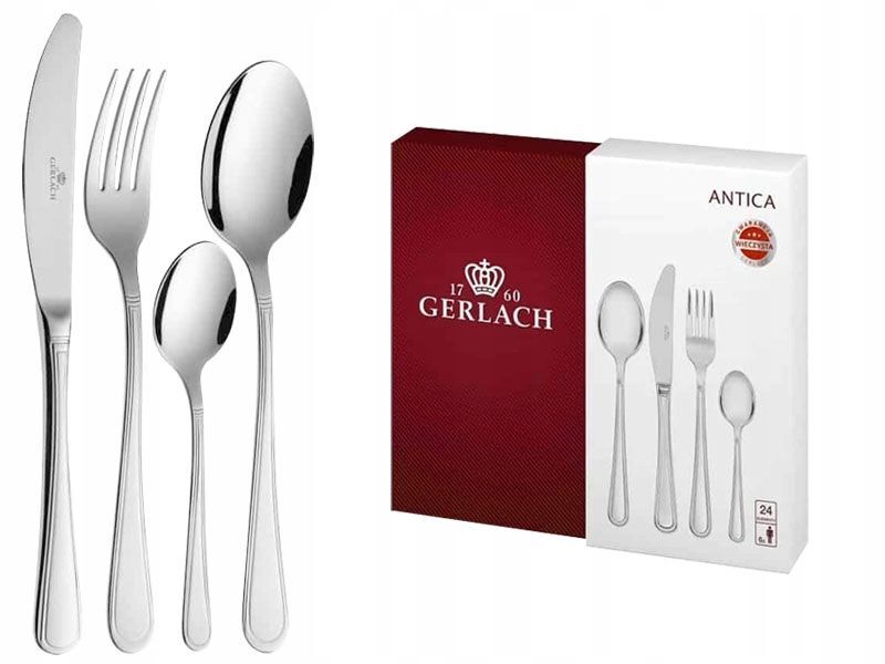 Набор столовых приборов Gerlach ANTICA , 24 шт.