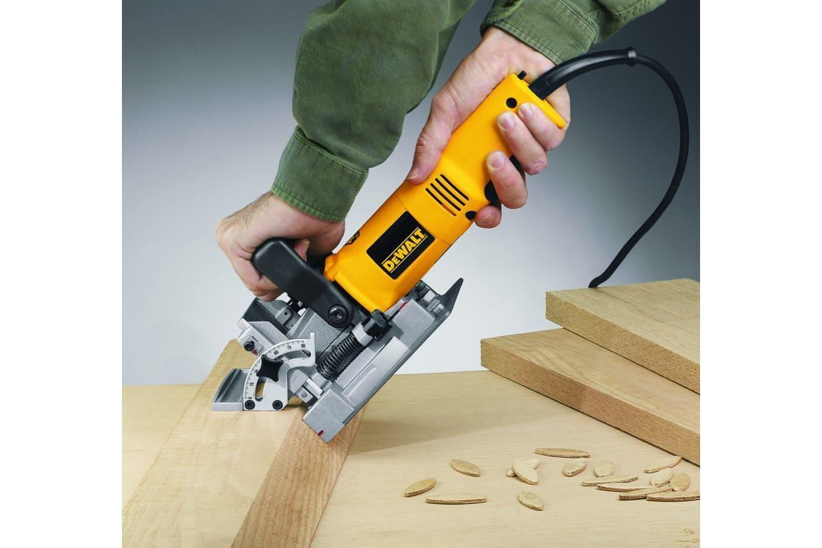 Ламельный (шпоночный) фрезер DeWALT DW 682 K, 600 Вт желтый