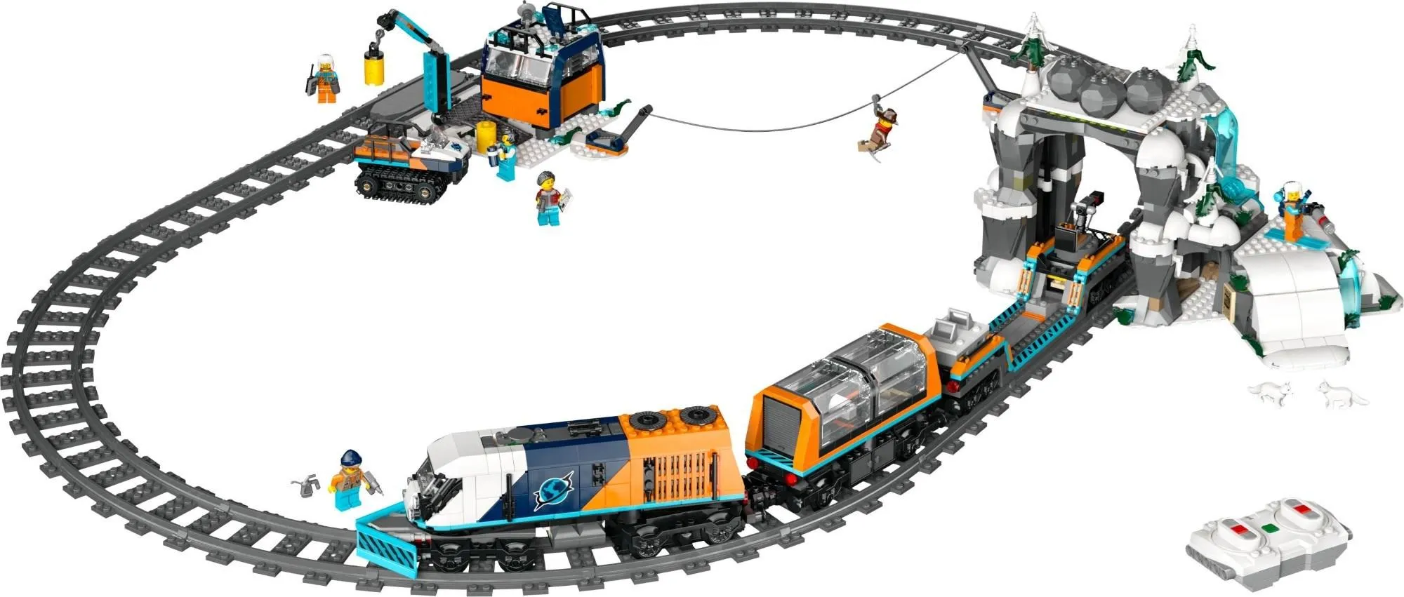 Конструктор LEGO City 60470 Экспресс арктических исследователей