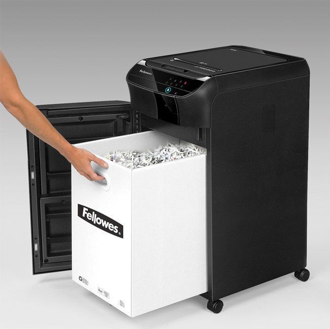 Уничтожитель бумаг Fellowes AutoMax 350C (FS-49641) черный