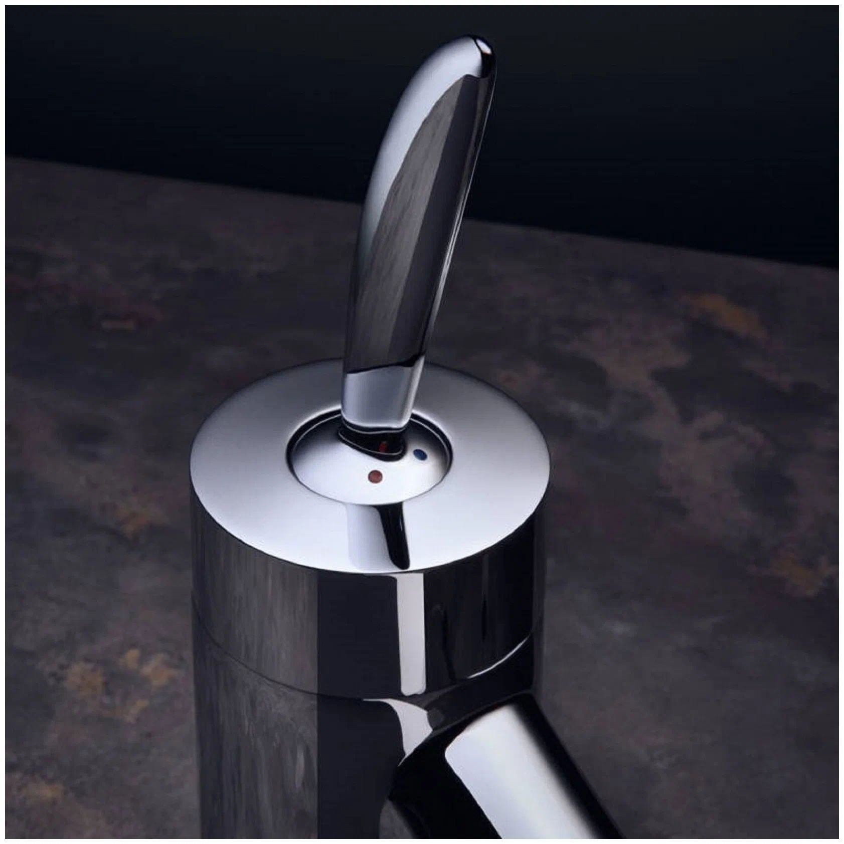 Смеситель для раковины (умывальника) AXOR Starck 10010000 хром