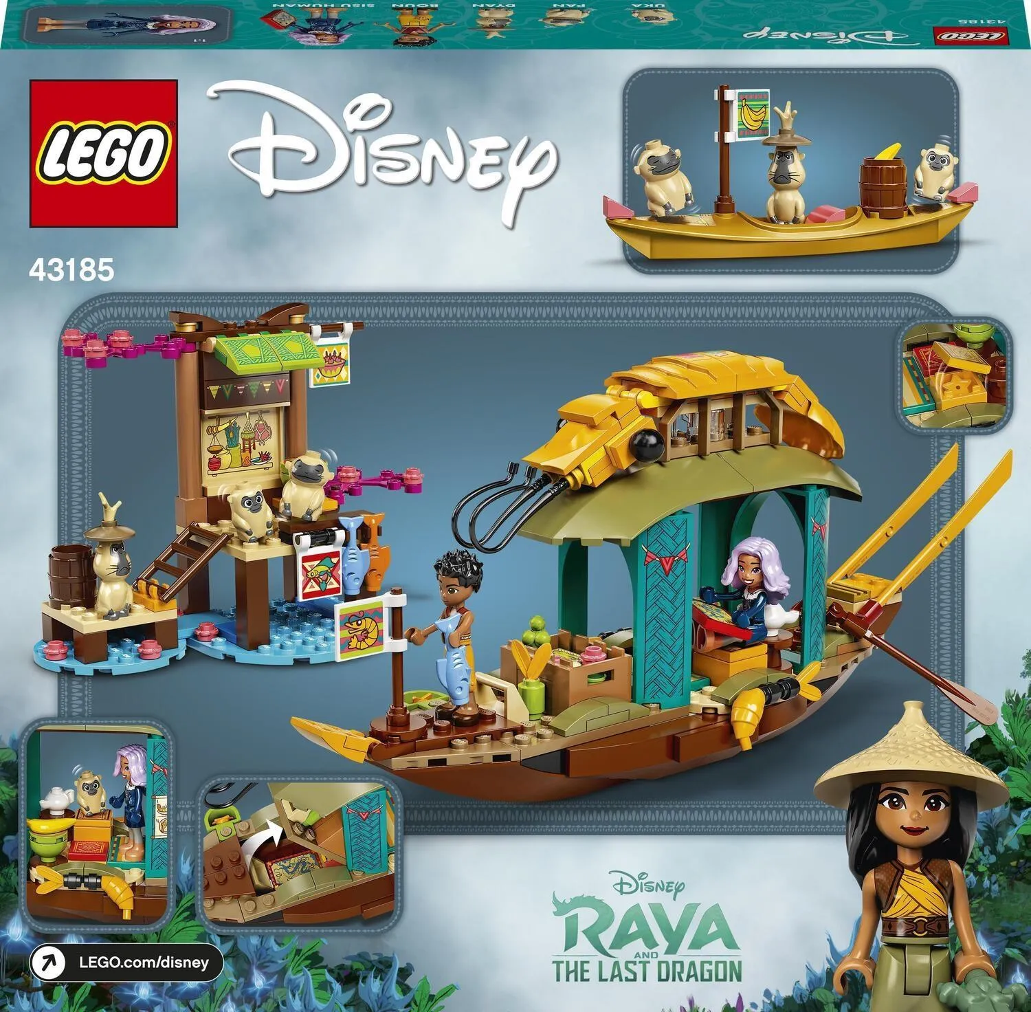 LEGO Disney 43185 Лодка Моаны