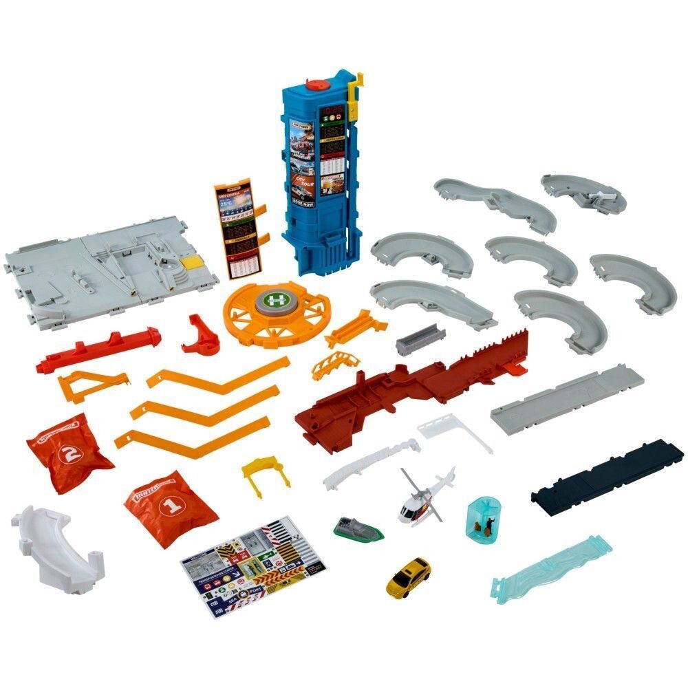 Игровой набор Mattel Matchbox Action Водители Транспортный центр Real Adventures HXL47