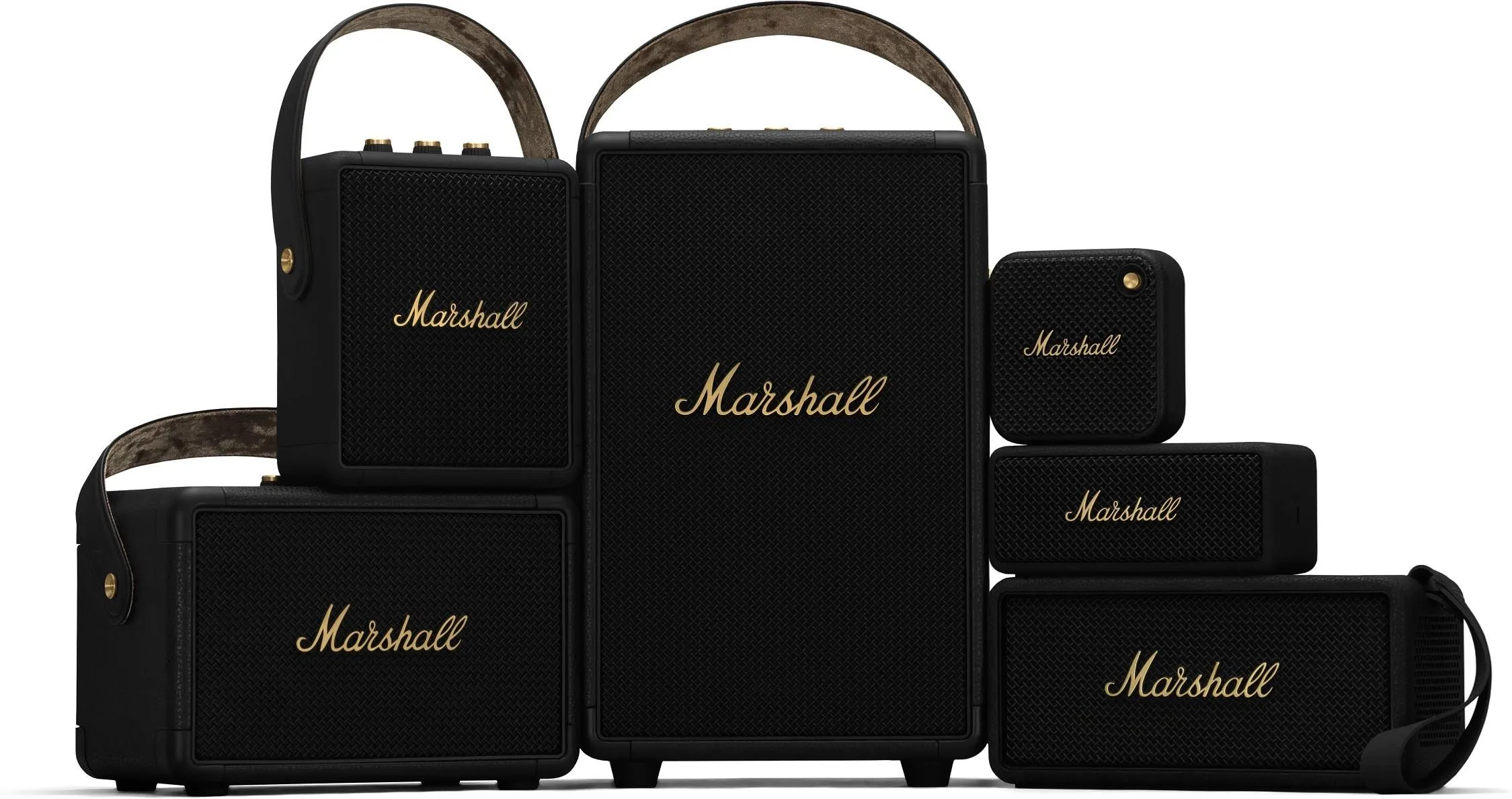 Портативная Bluetooth-колонка Marshall Tufton, чёрная