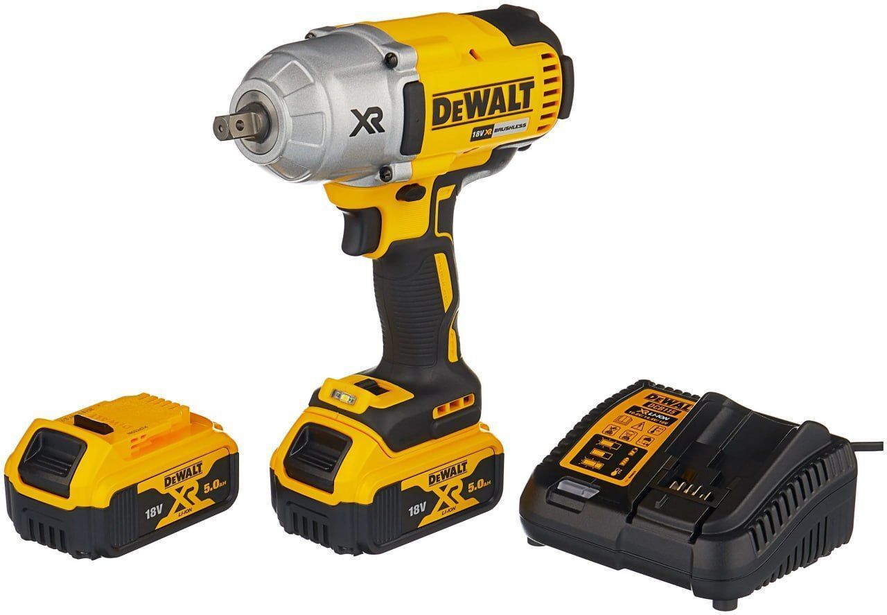 Аккумуляторный импульсный бесщеточный гайковерт DEWALT DCF899P2