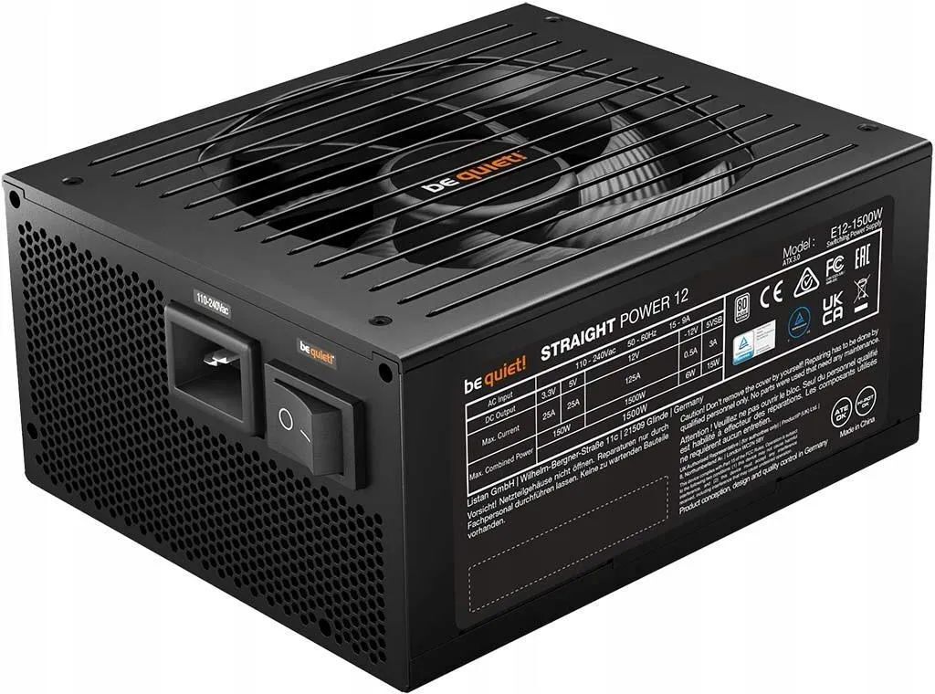 Блок питания BE Quiet! Straight Power 12 1500W Platinum ATX3.0 BN340