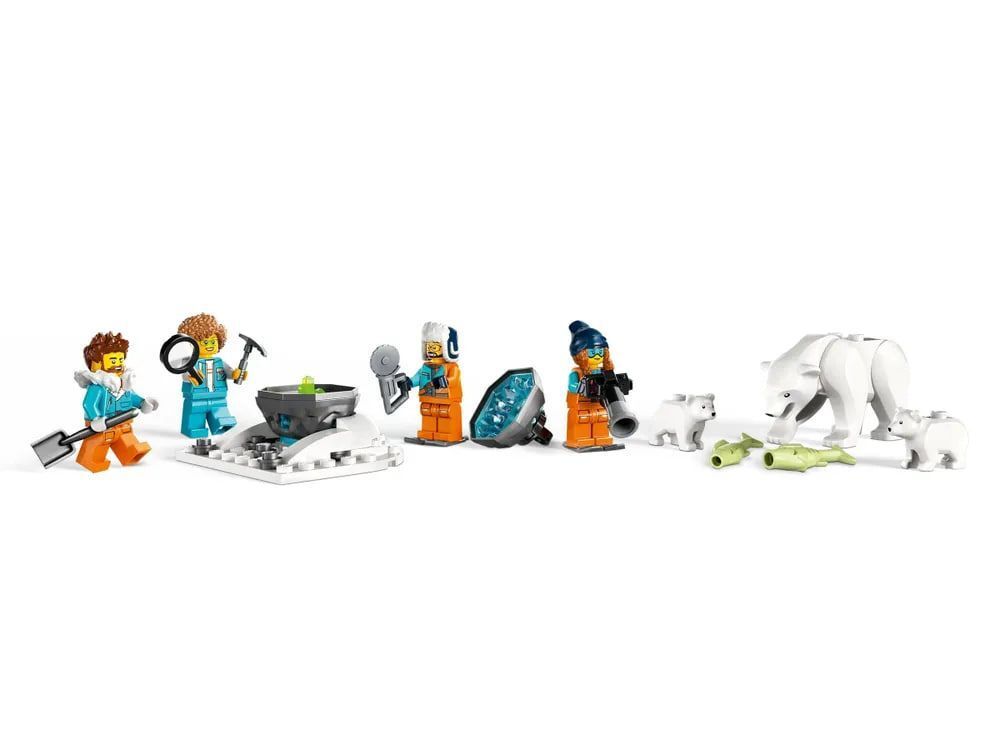 LEGO City 60378 Грузовик Исследователь Арктики и мобильная лаборатория