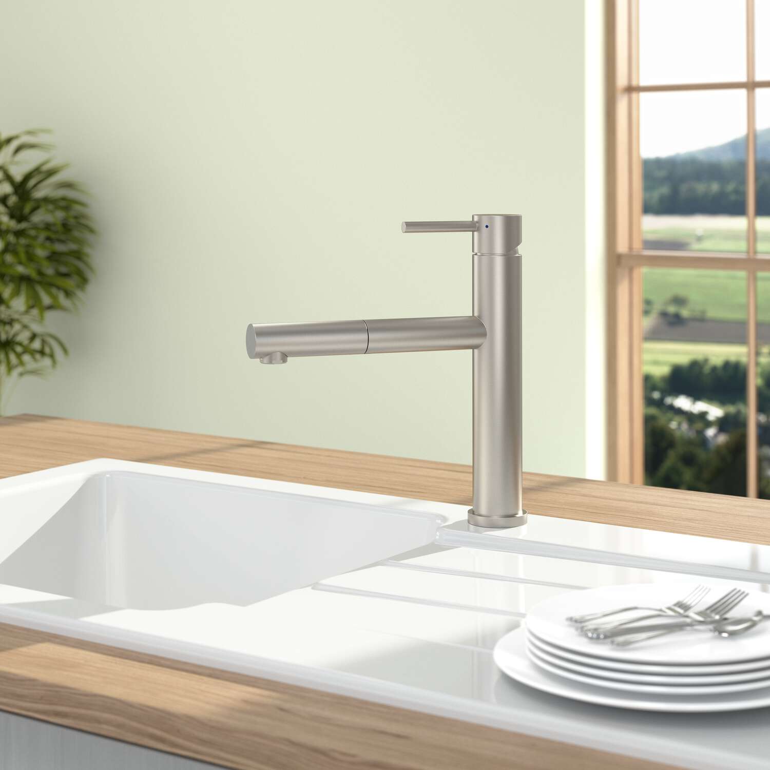Смеситель для кухни Villeroy & Boch Como Shower Sky 927900LC