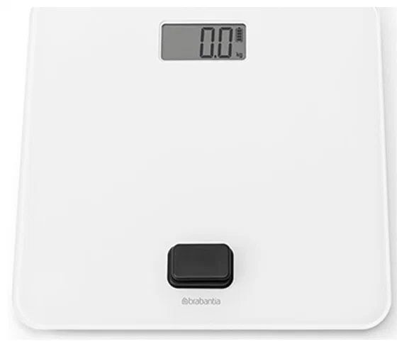 Brabantia Цифровые весы для ванной комнаты, работа без батареек, Белый, 281365