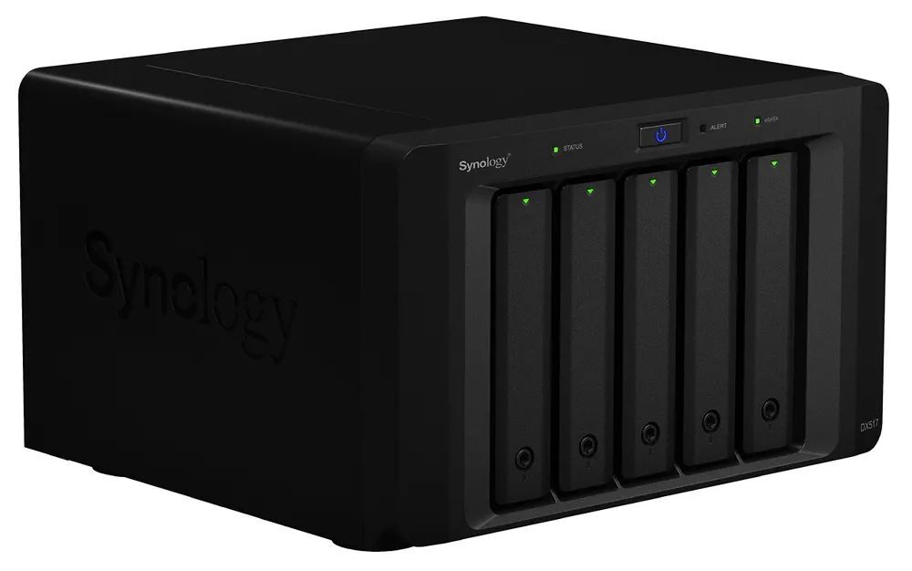 Сетевое хранилище Synology Unit DX517 черный