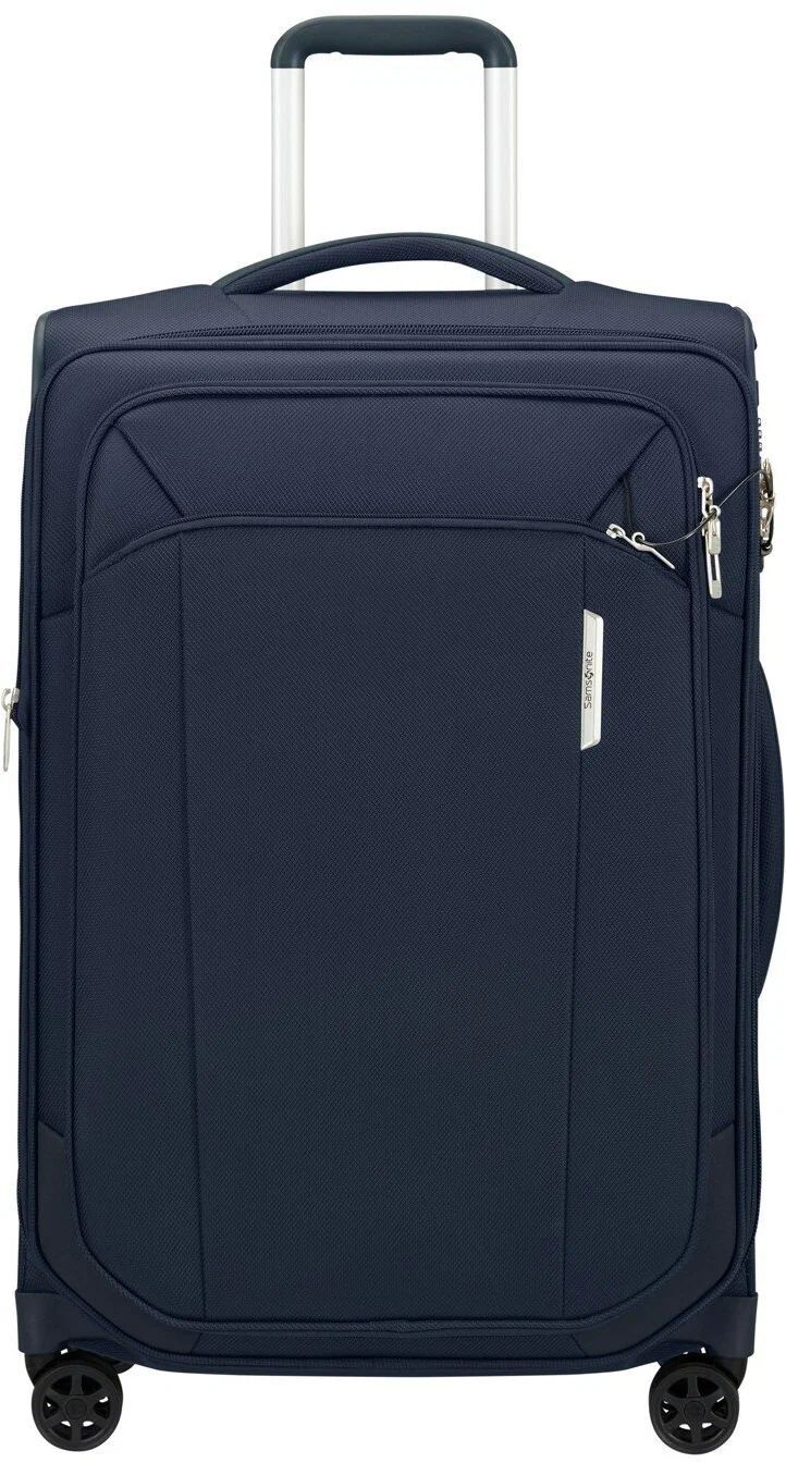 Чемодан Samsonite, 92 л, размер L, синий