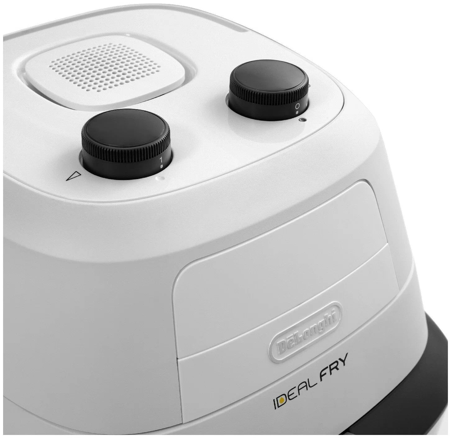 Аэрофритюрница De'Longhi FH 2101.W IdealFry серебристый/черный
