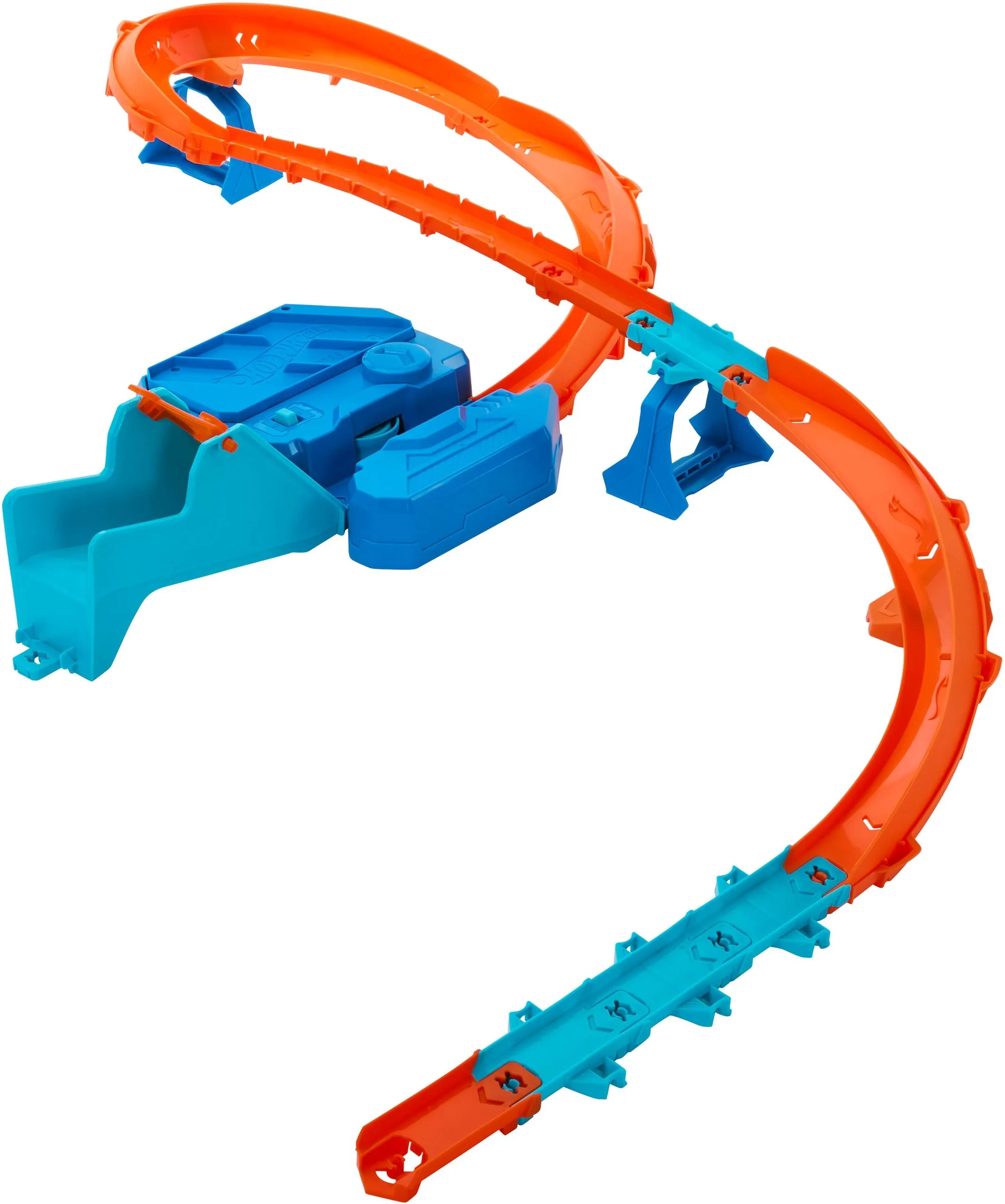 Hot Wheels Track Creator «Суперпрыжок», трек с приводом и машинкой (JDB49)