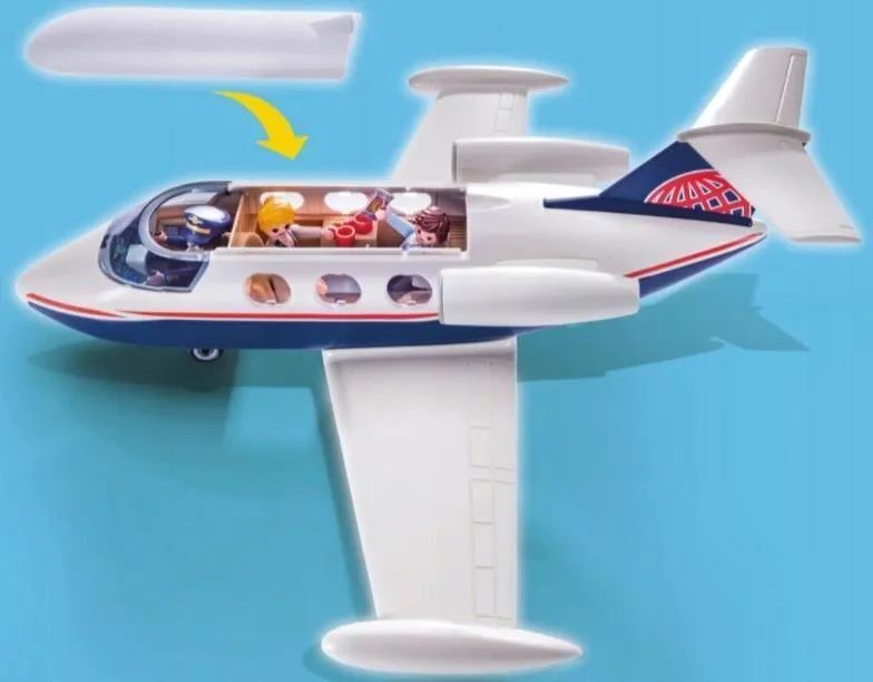Игровой набор Playmobil 70533 Чартерный самолет с фигурками