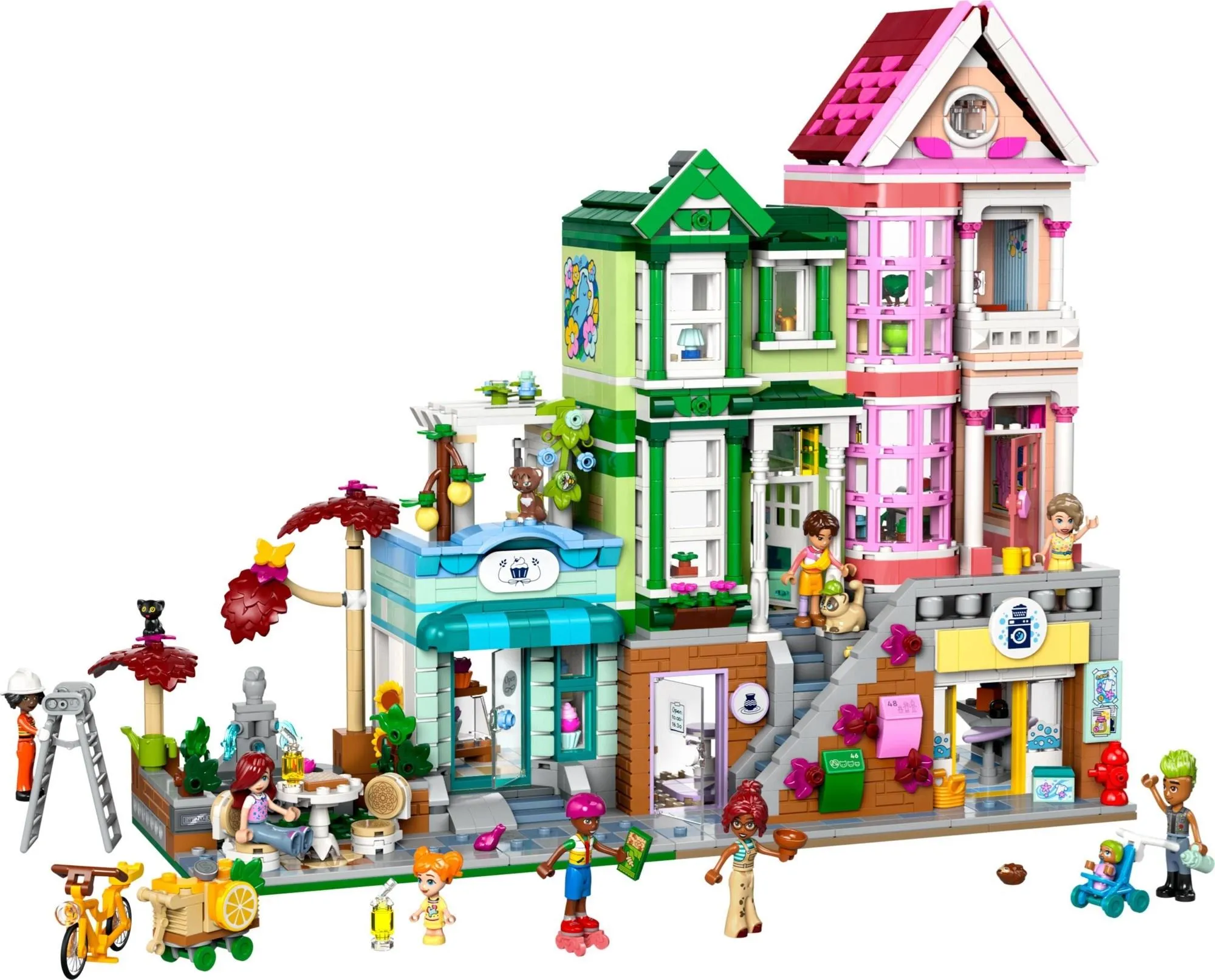 Конструктор LEGO Friends 42670 Квартиры и магазины в городе Хартлейк