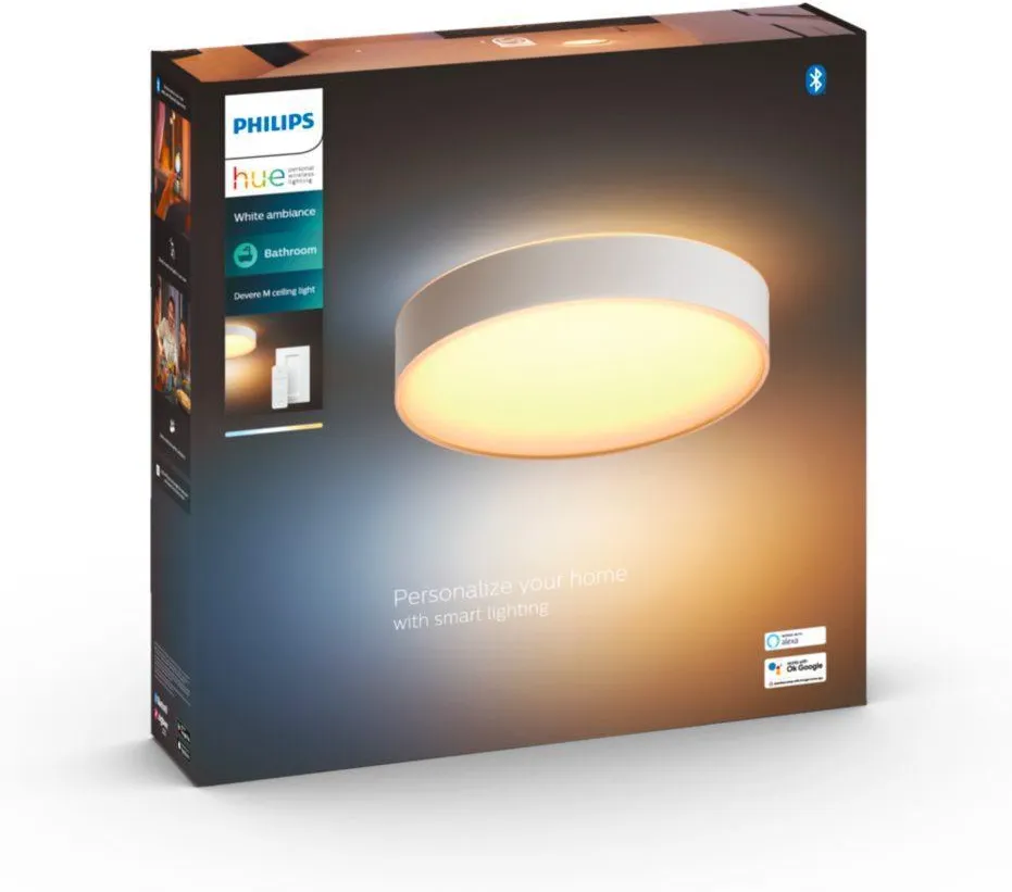 Светильник PHILIPS HUE White ambiance Devere M 8718696176535, белый