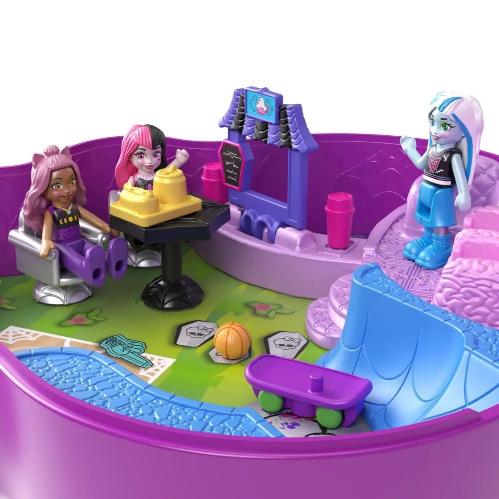 Компактный игровой набор Mattel Polly Pocket Monster High HVV58