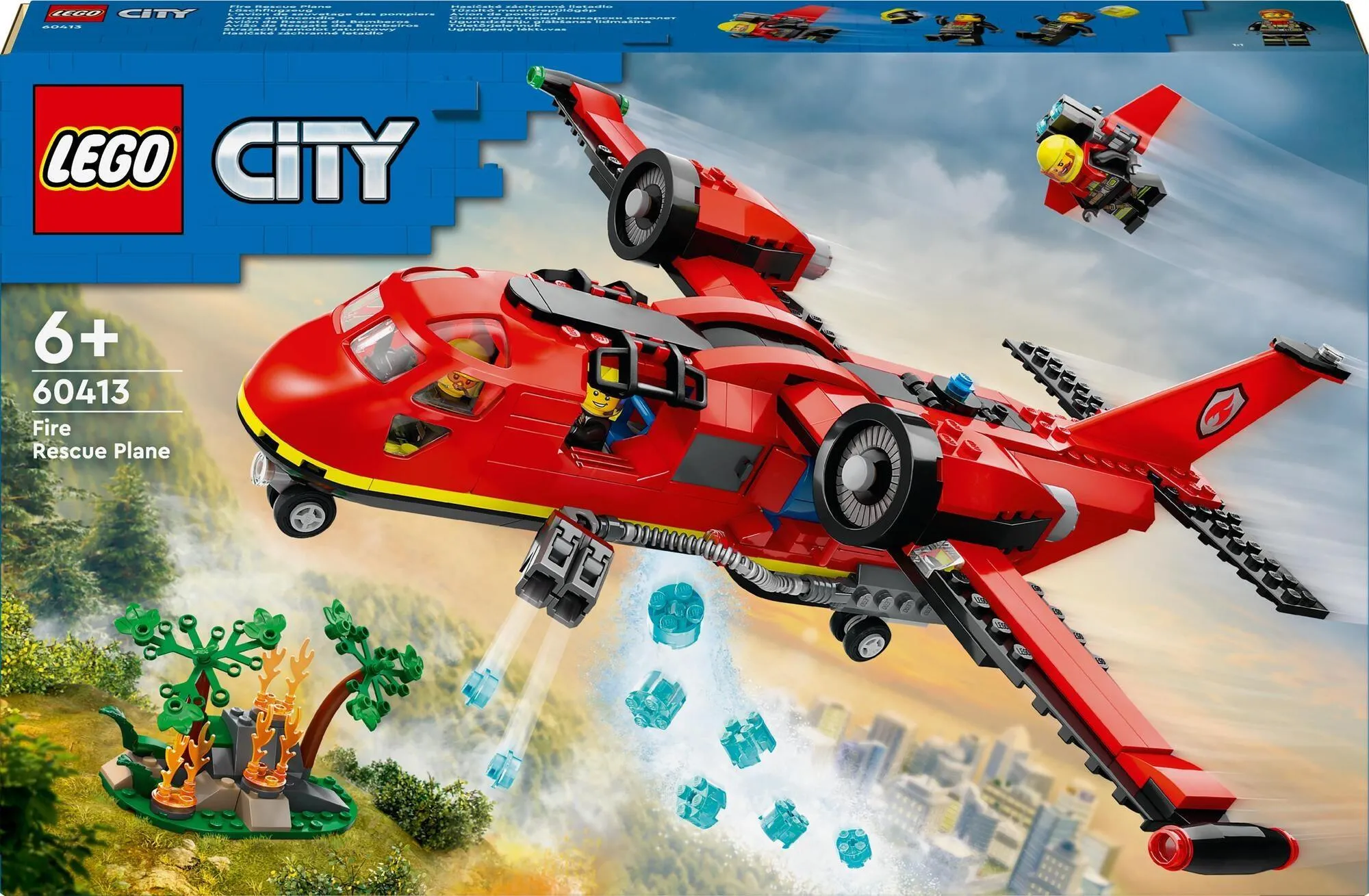 Конструктор LEGO City 60413 Пожарный спасательный самолёт