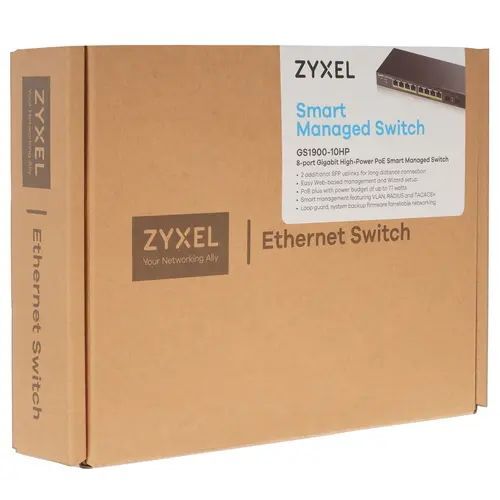 Коммутатор (свитч) Zyxel (GS1900-10HP)