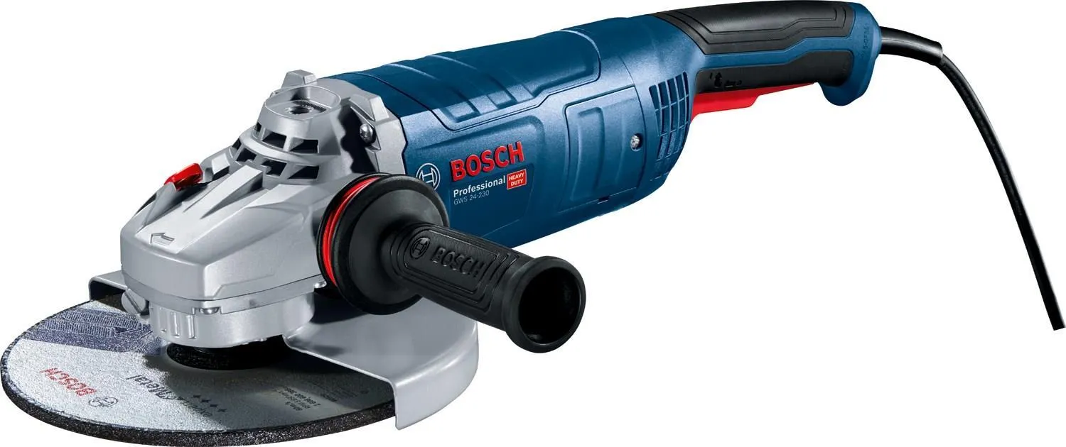 Угловая шлифовальная машина сетевая Bosch GWS 24-180 P Professional 06018C2101