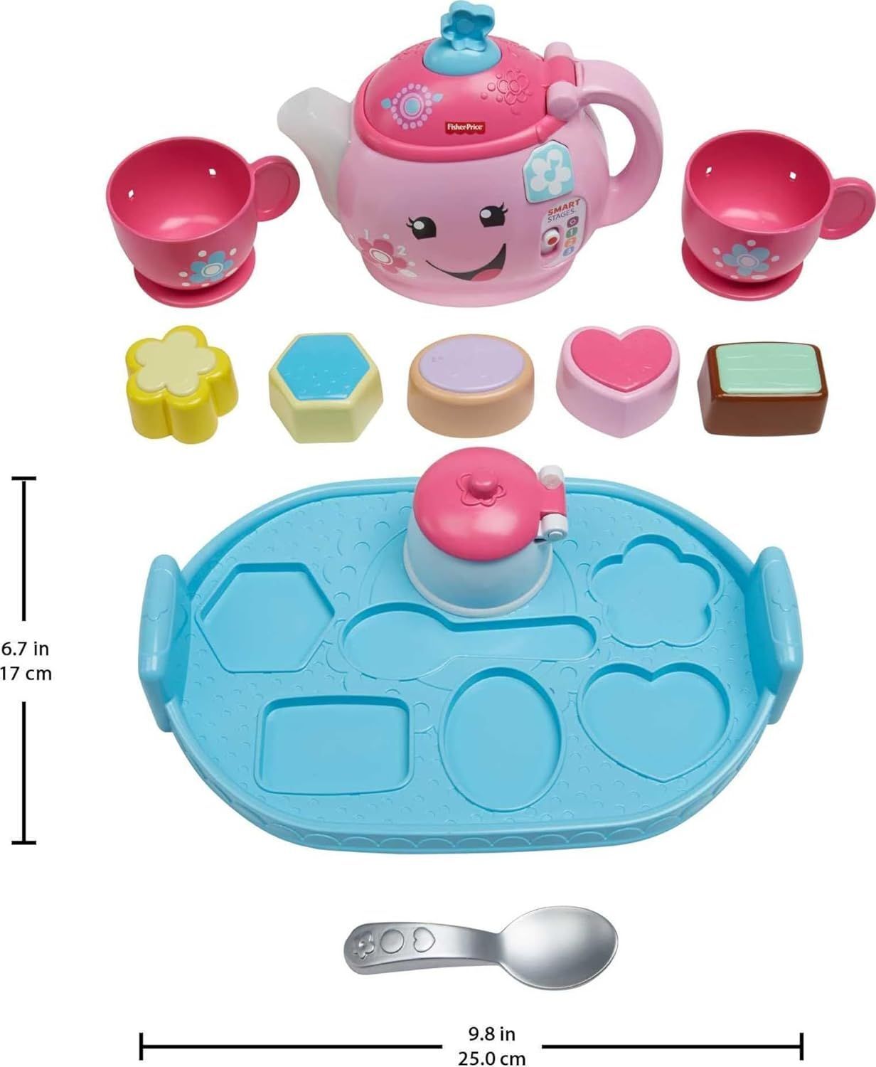 Чайный набор Fisher-Price Laugh & Learn Sweet Manners DYM76