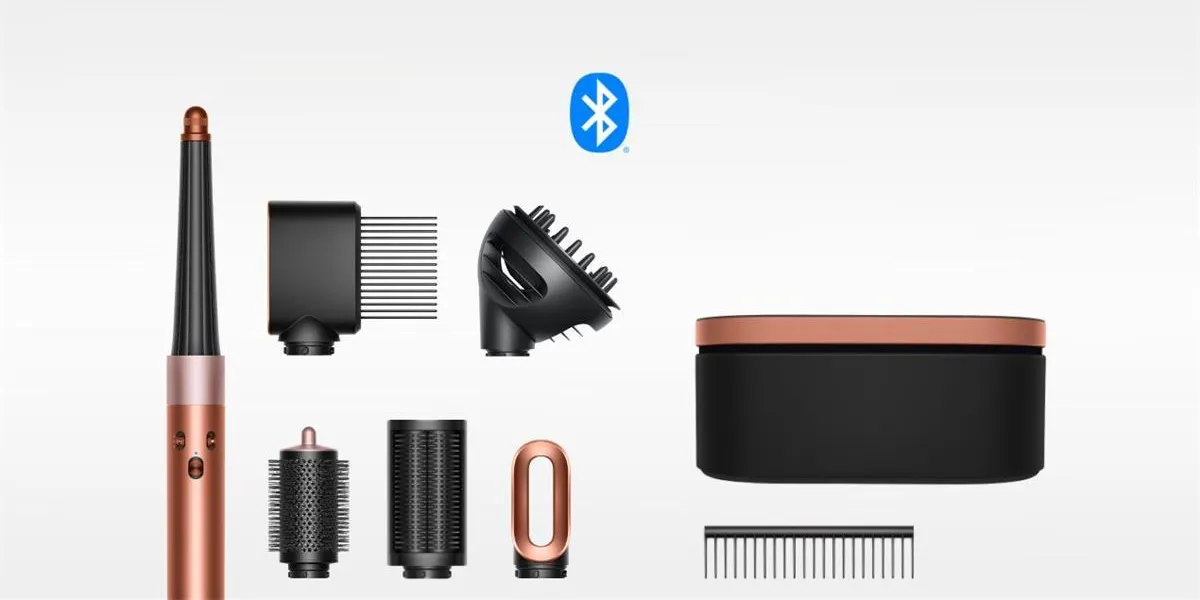 Многофункциональный стайлер Dyson I.D. Curly+Coily янтарный шелк
