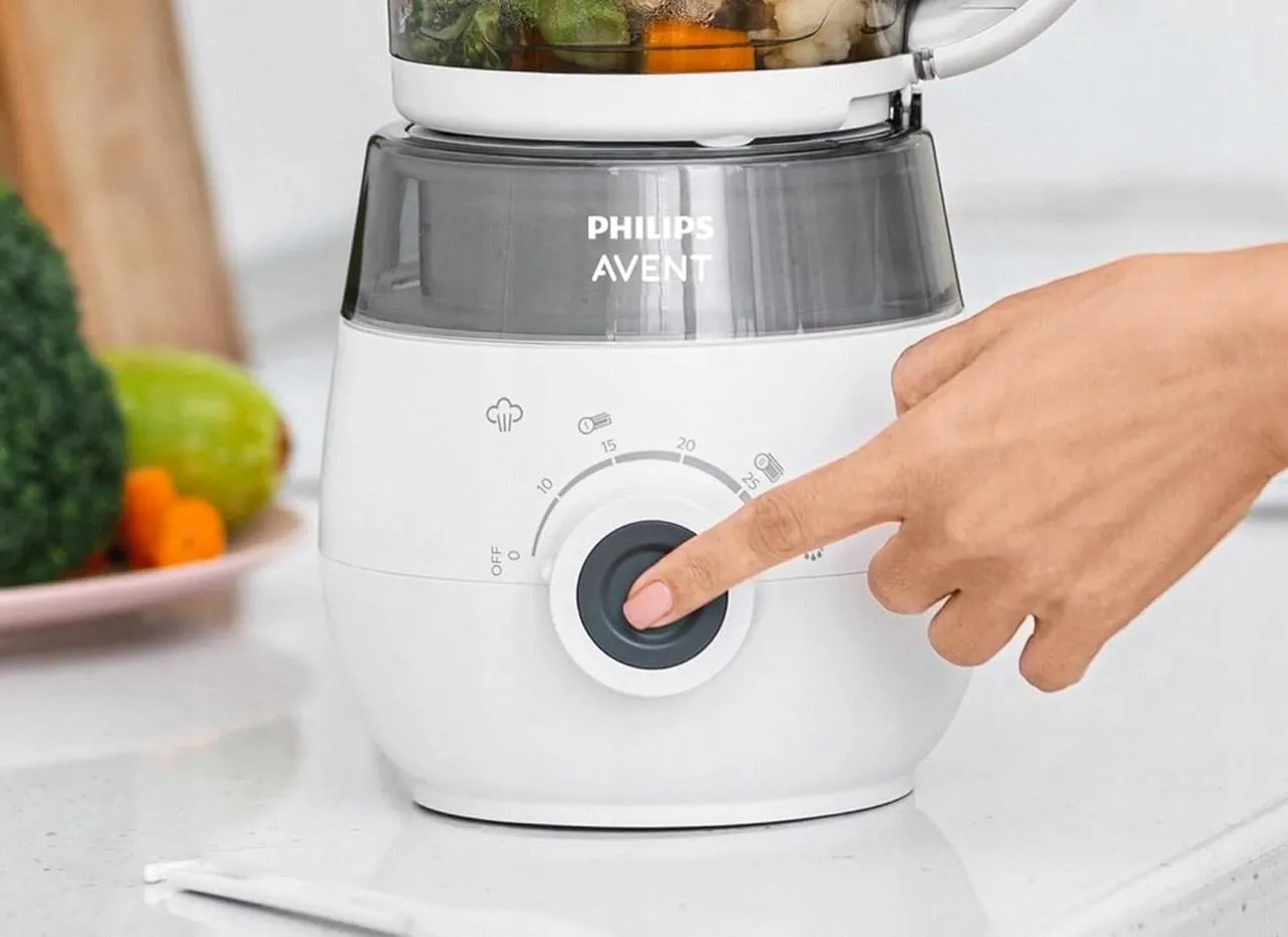 Блендер-пароварка Philips Avent 4-в-1 SCF883/20бл