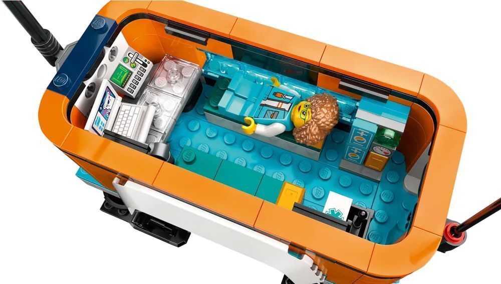 LEGO City 60378 Грузовик Исследователь Арктики и мобильная лаборатория