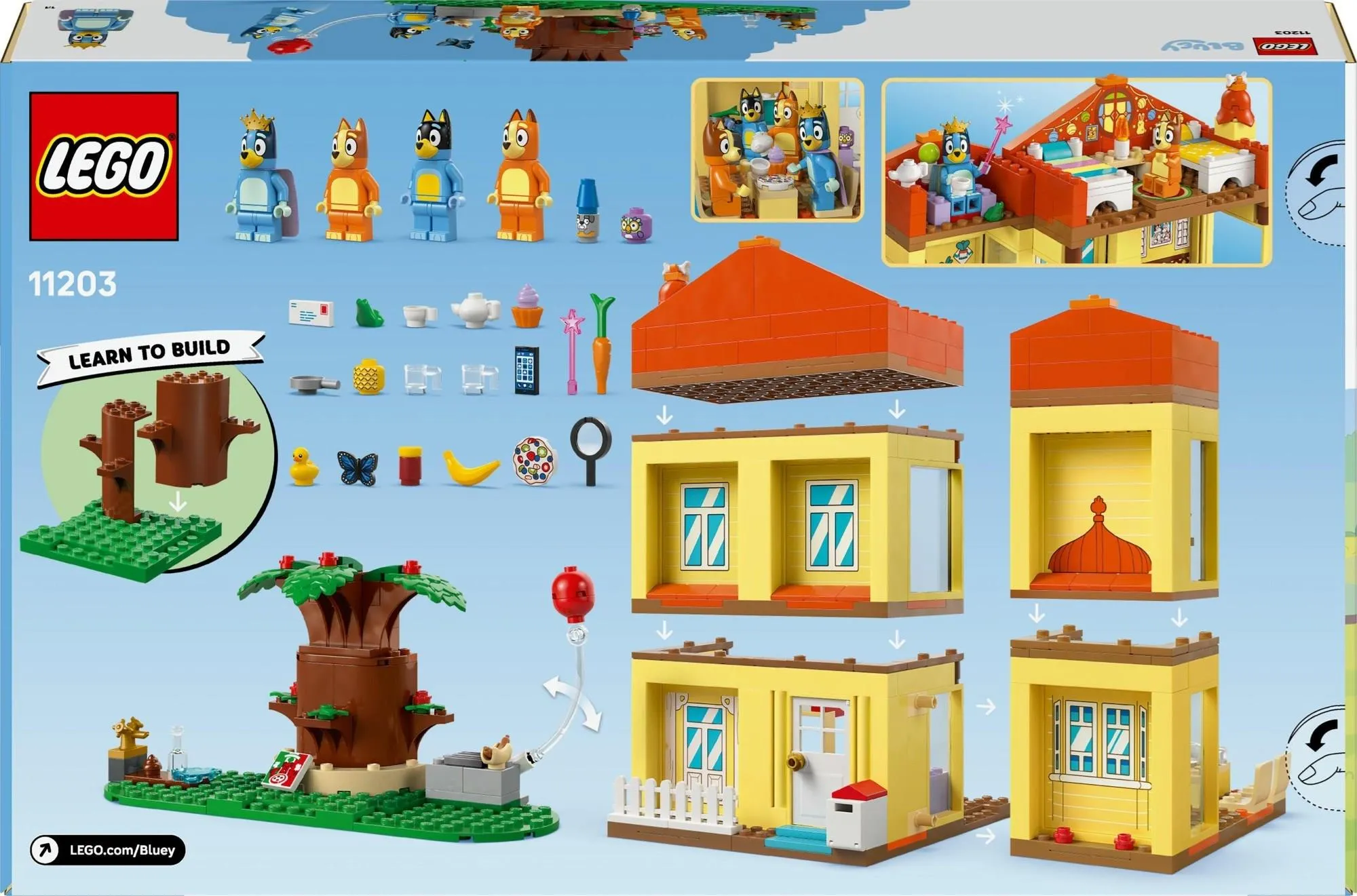 Конструктор LEGO Bluey 11203 Семейный дом Блуи