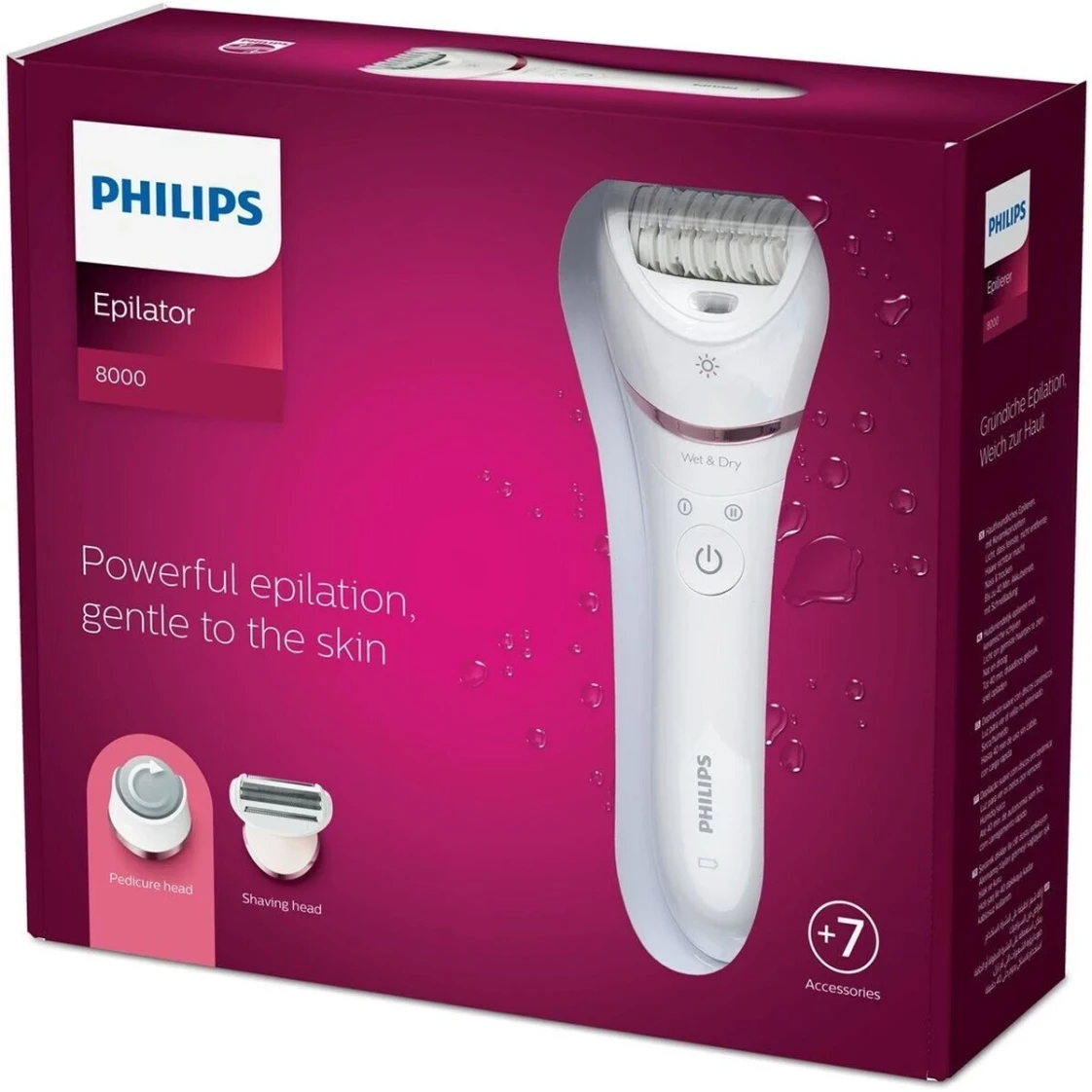 Эпилятор PHILIPS Series 8000 BRE730/10