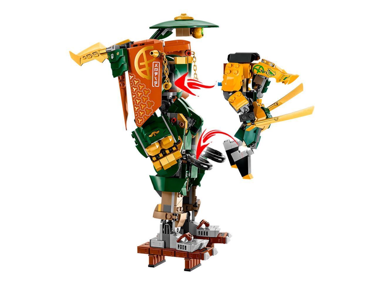 LEGO Ninjago 71794 Роботы команды ниндзя Ллойда и Арин