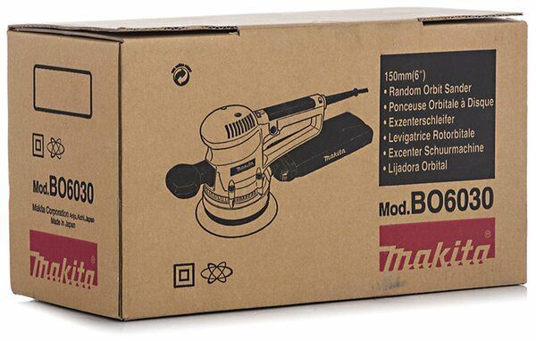 Эксцентриковая шлифмашина Makita BO6030, 310 Вт