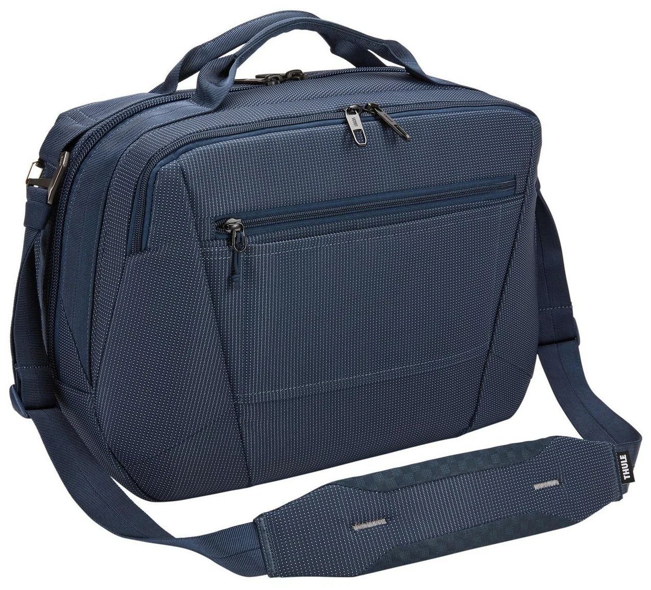 Сумка дорожная THULE, 25 л, 41х29х23 см, ручная кладь, отделение для ноутбука, плечевой ремень, синий