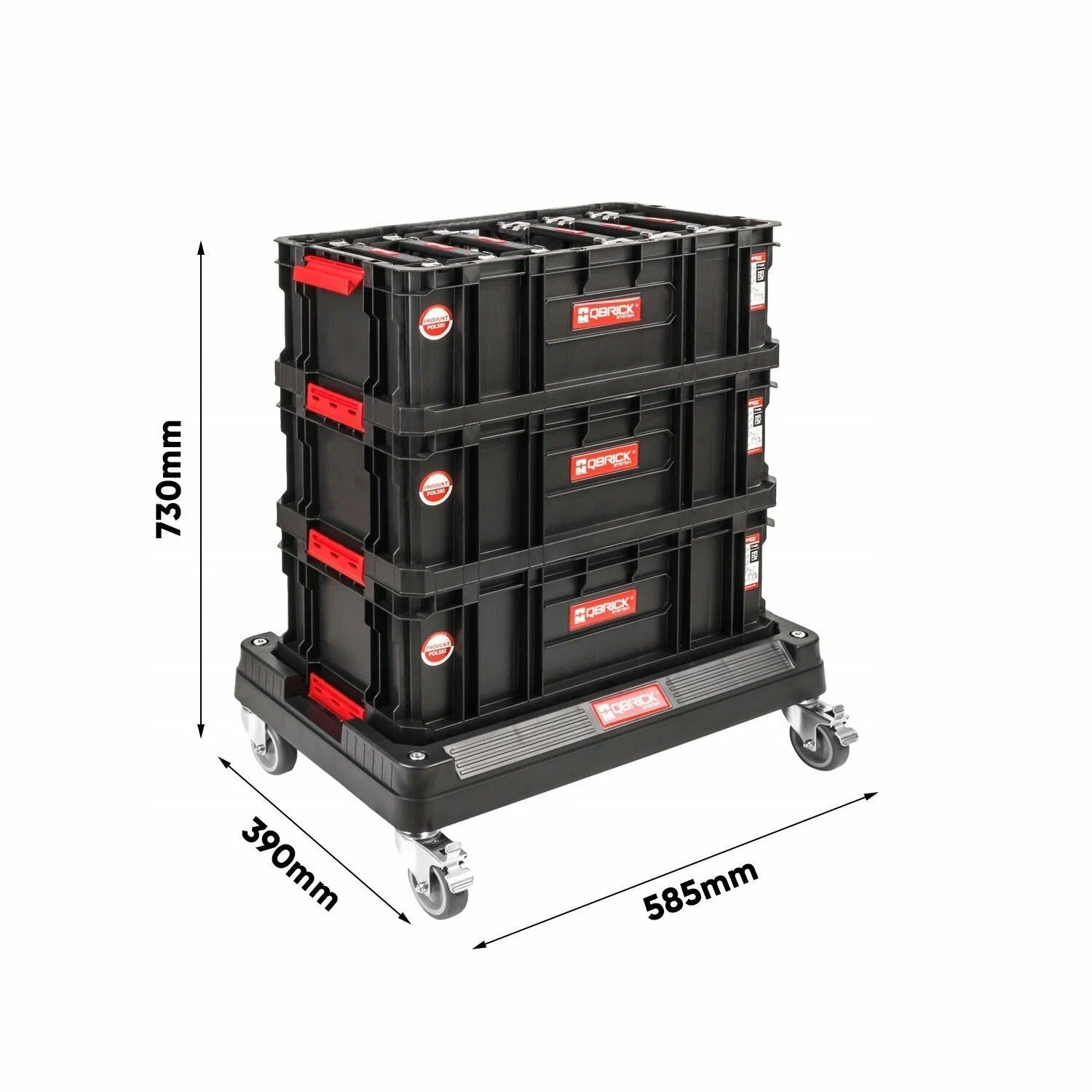 Набор ящиков для инструмента QBRICK Two 3 box Box 200 ZESQB1, 18 органайзеров