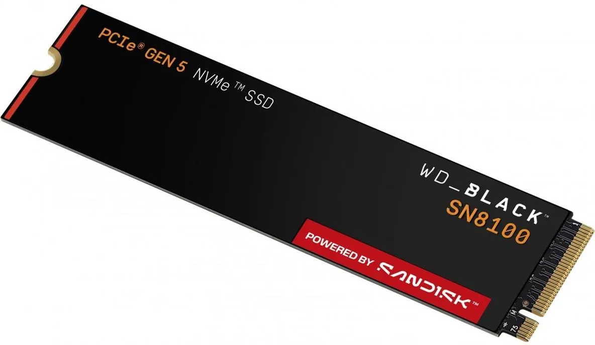 SSD-накопитель Western Digital Black SN8100 2 ТБ M.2 NVMe (WDS200T1X0M)