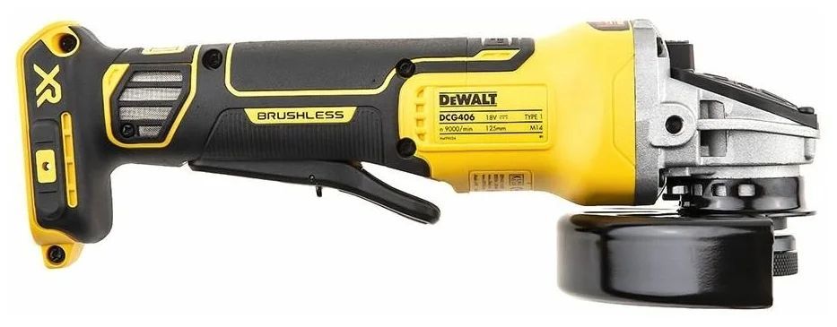 Аккумуляторная УШМ DeWALT DCG406N, 125 мм, без аккумулятора