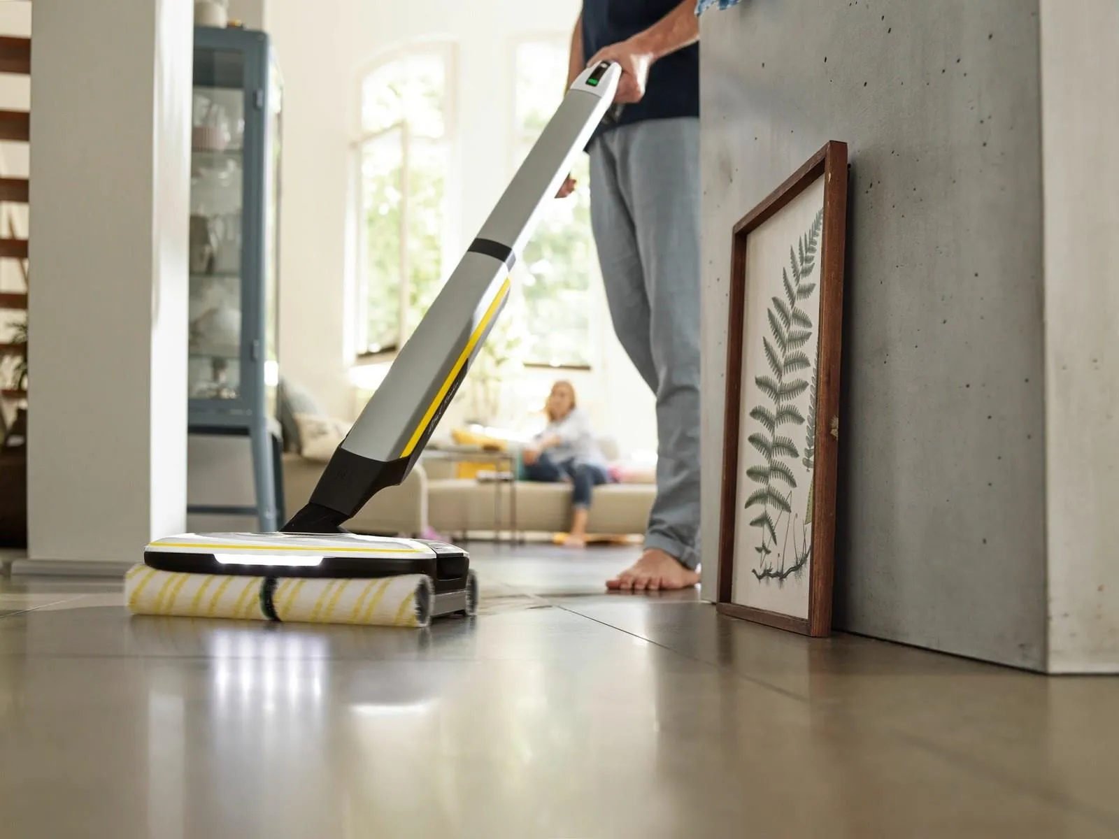 Электрическая швабра KARCHER FC 7 Cordless Plus Stone 1.055-716.0