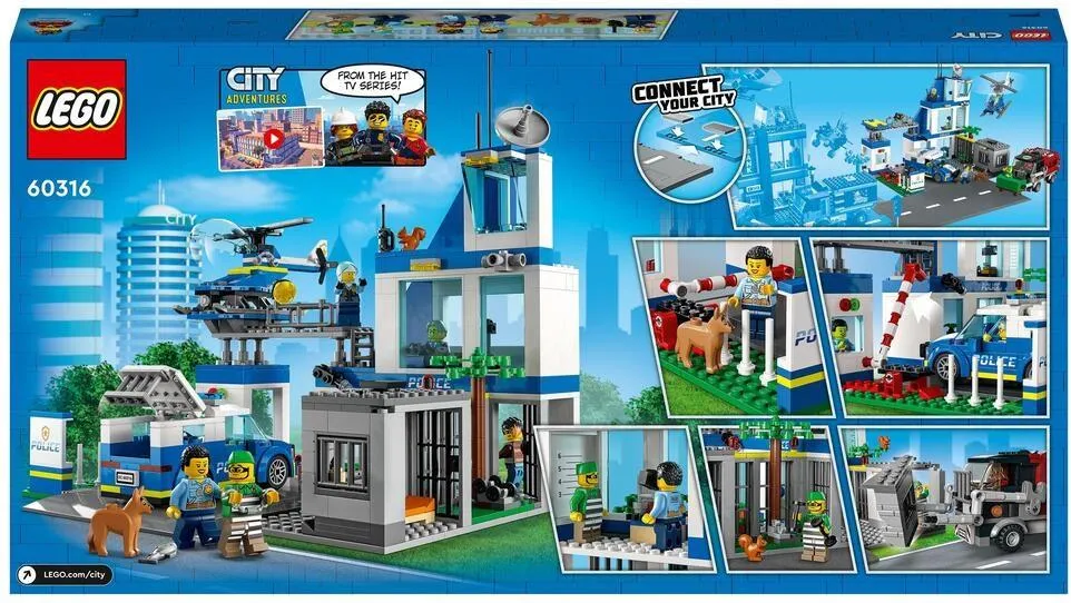 Конструктор LEGO City 60316 Полицейский участок