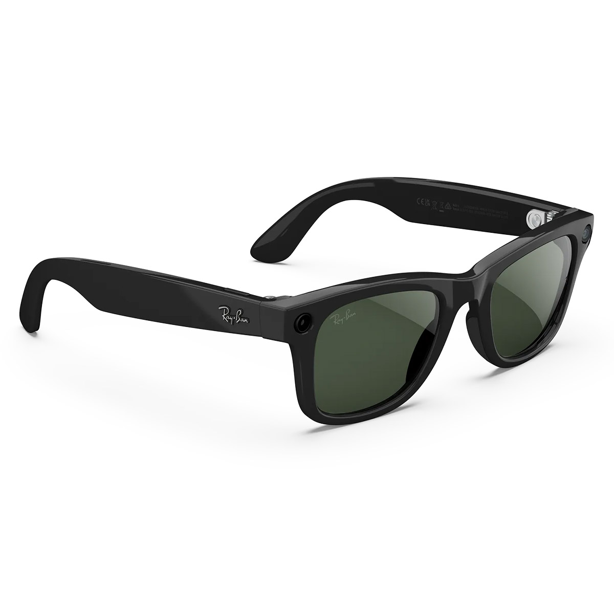 Умные очки Ray-Ban Meta Wayfarer Gen 2 RW4012, Shiny Black / Trans Graphite Green, размер M (50)